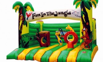 How much does it cost to hire a bouncy castle for a day in the UK?