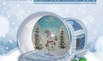 Can you use inflatables outdoors in winter?